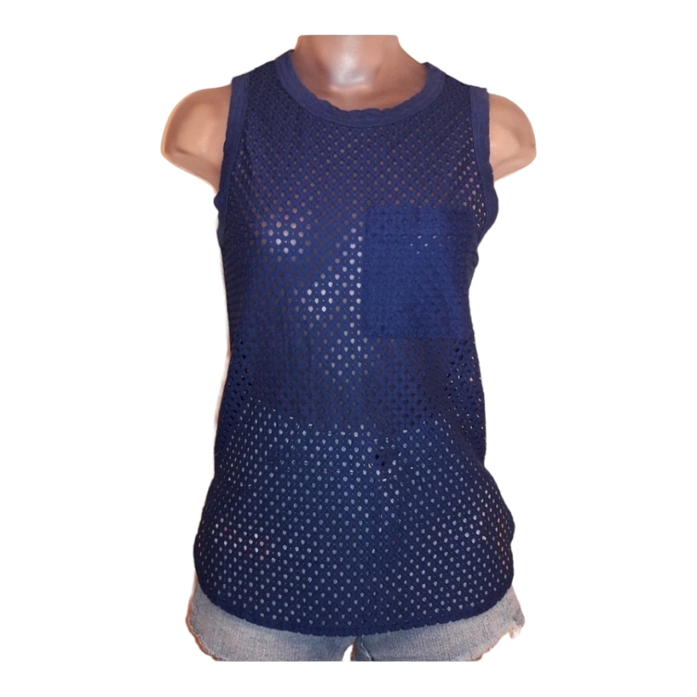 Banana Republic Mesh  Tank Top size XS festival beach